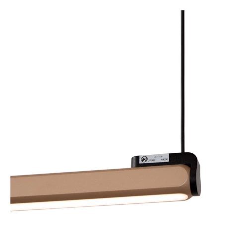 Lucide BRAGA - Pendant light - LED Dim. - CCT - 1x36W 2700K/4000K - Hand Wave Sensor - Coffee | Premium - detail 1